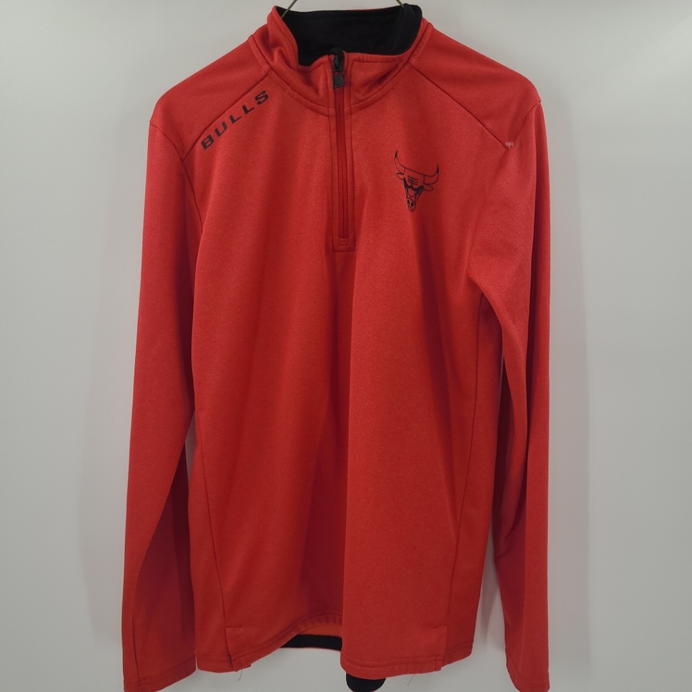 NBA Chicago Bulls Youth XL(18-20) 1/4 Zip Pullover‎